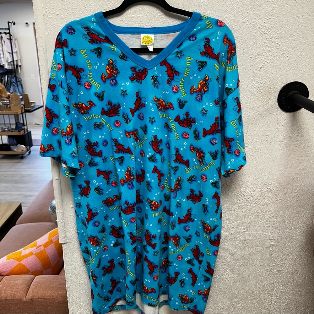 Toast and Jammies Lobster nightshirt